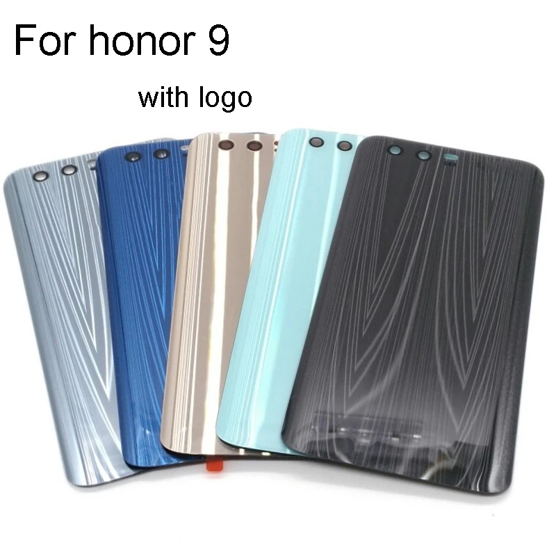 Оригинальный чехол для HUAWEI Honor 9 задняя крышка корпуса 3D отражающее стекло