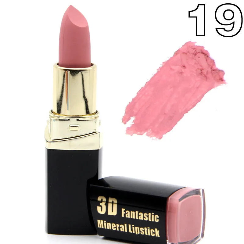 miss rose 2018 new lip colors matte lipstick waterproof professional drop ship light pink lipstick moisturizer smooth lips stick long lasting charming lip lipstick cosmetic christmas