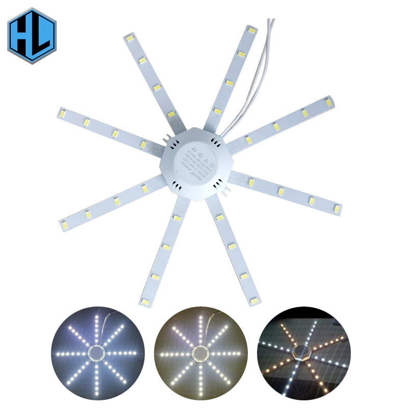 5730SMD Светодиодная потолочная лампа 12 Вт 16 20 24 энергосберегающая ожидаемая 220 В