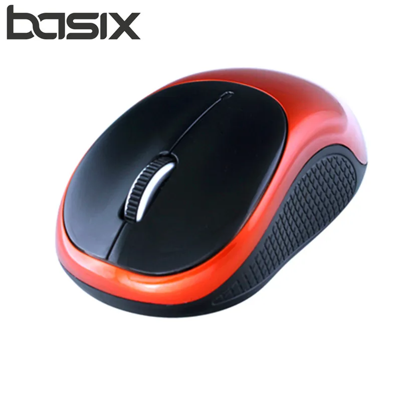 BASIX Mini Mouse 2 4Ghz Wireless Optical Mouse Mute 1200 DPI for Mac PC Laptop Computer