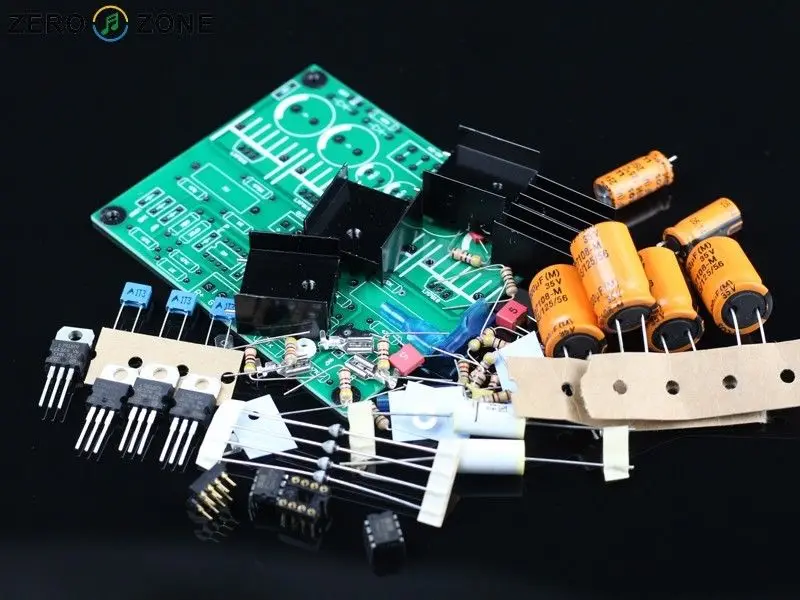 GZLOZONE Hifi DIY DUAL RIAA MM проигрыватель Phono LP amp kit Набор предусилителя|Усилители мощности|