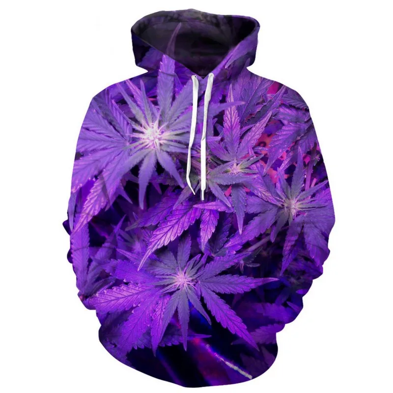 Purple-Weed-Hoodie