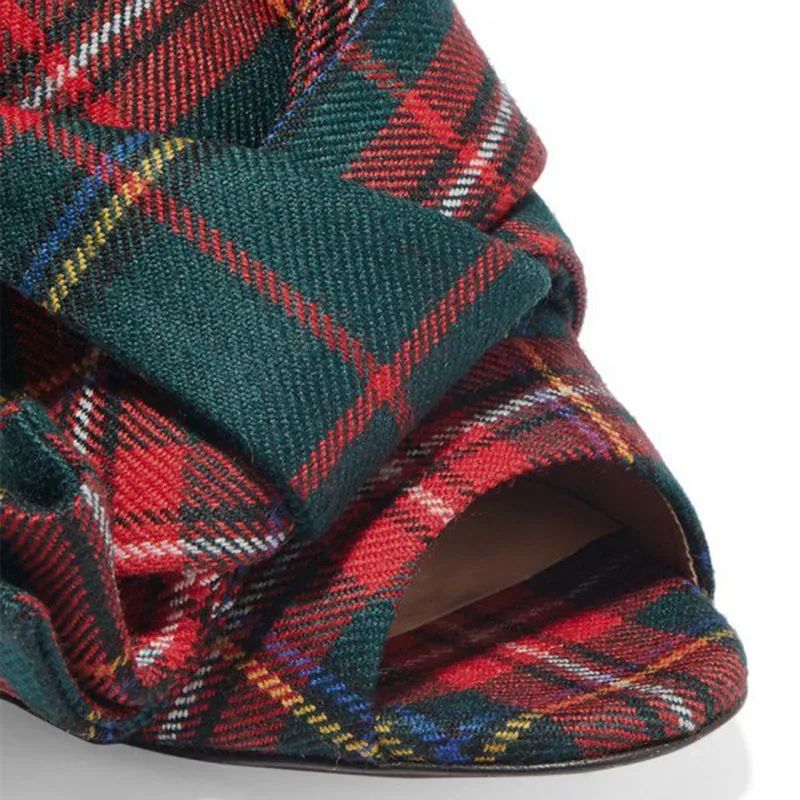 tartan_peep_toe_ankle_strap_heels