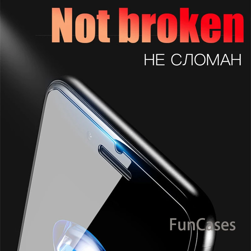 Закаленное стекло для iPhone X 5 5S 7 8 Plus XR XS MAX Защитная пленка экрана на 4 4S 5C SE 6 6splus