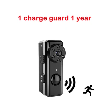 

W6 PIR HD1080P Mini Camera Portable Camera Covert Nanny Cam Video Recorder Camcorder Built-in 3300 mAh Battery 1 Year Long Stan