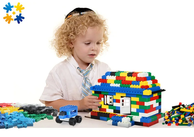 

Fashion Building Blocks 500pcs DIY Creative Bricks Toys for Children Educational Compatible with Legeod Bricks Free Shipping