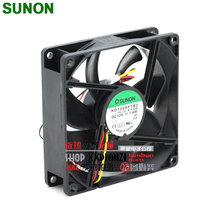 Для Sunon KD1209PTB2 9 см 9225 12 в 1 6 Вт бесшумный прочный Тахометр|chassis fan|fan 12v12v fan |