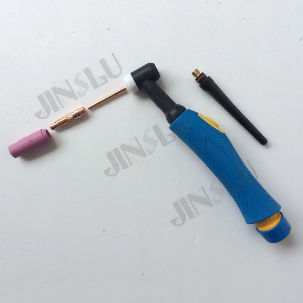

Free Shipping Air Cooled Argon Arc WP26 WP-26 Tig Welding Torch Blue Head Body 1PCS