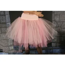 Юбка-пачка персиковая викторианская Романтика два слоя пышные по колено для взрослых Балетные танцевальные юбки бальное платье красивая юбка на заказ