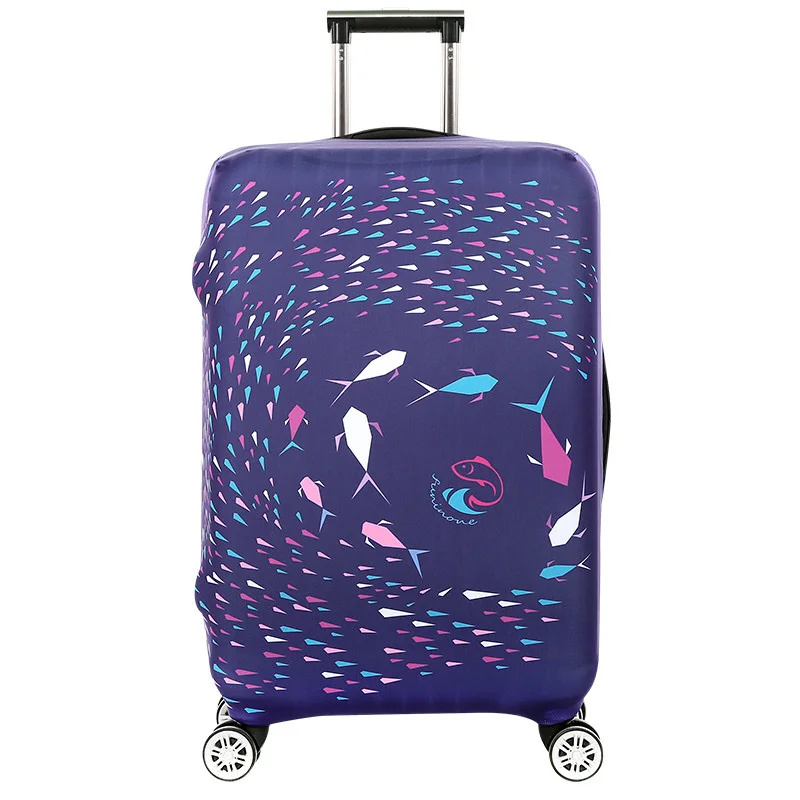 Suitcase Case Cover Fish Design 18-32'' Cover Travel Luggage Accessories For Men's For Suitcase Bags Women Waterproof Protection Suitcase Case Cover Fish Design 18-32'' Cover Travel Luggage Accessories For Men's For Suitcase Bags Women Waterproof Protection