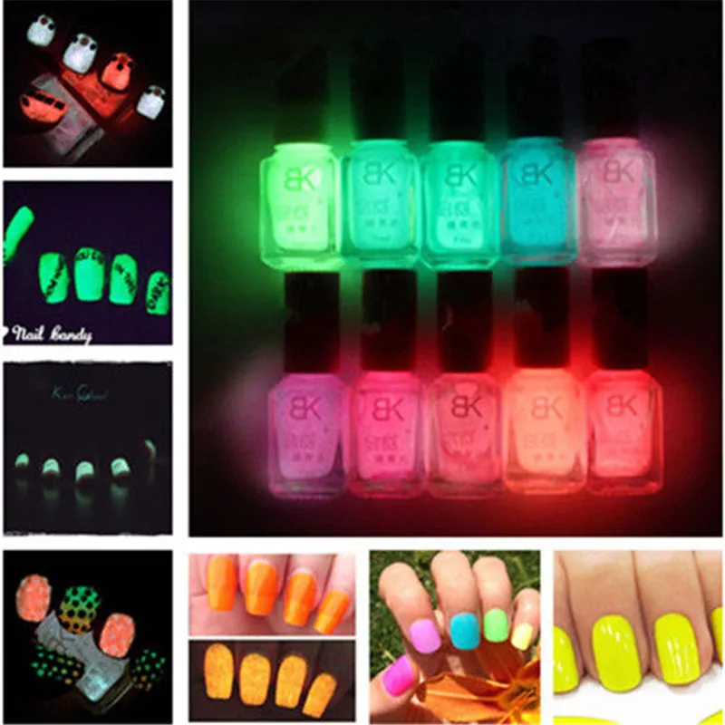 Buy 7ml Candy Colors Fluorescent Neon Luminous Nail