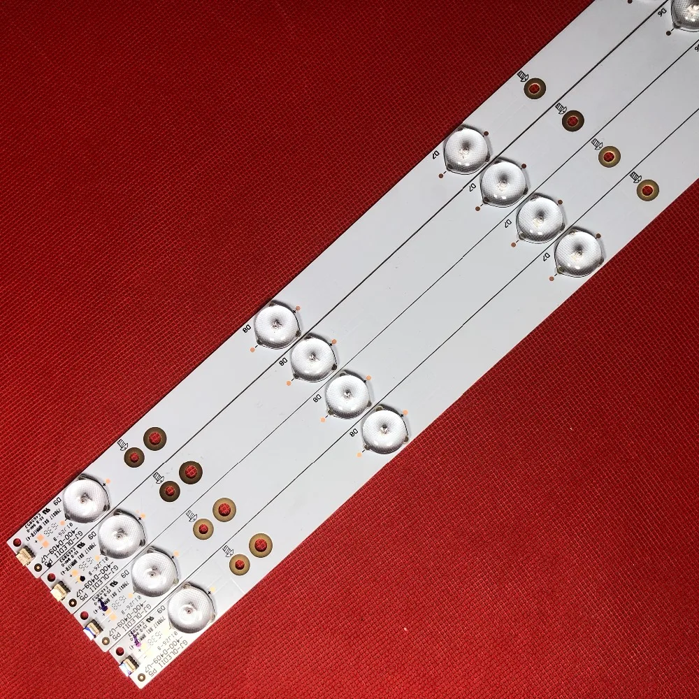 

1Set=3Pieces 9bars=1pcs 797mm For Philips 40" TV replacement of CL-40-D307-V3 UBE12F01YT00S42S01231