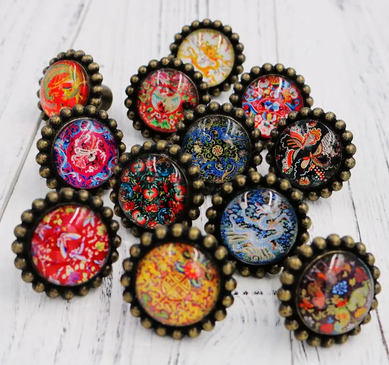 Chinese Elements Furniture Door Drawer Pull Handle Wardrobe Knobs Crystal Glass Alloy Cabinet Knobs Pulls with Screws Chinese Elements Furniture Door Drawer Pull Handle Wardrobe Knobs Crystal Glass Alloy Cabinet Knobs Pulls with Screws