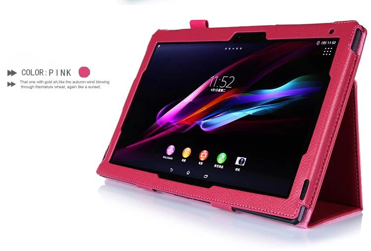 Флип-чехол из искусственной кожи для планшета sony Xperia Tablet Z Z1 10," SGP311 SGP312 SGP321 защитные кейсы-оболочки