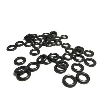 

20pcs 2mm Wire diameter black Nitrile Butadiene Rubber NBR ring waterproof insulation rubber band 95~115mm Outer diameter