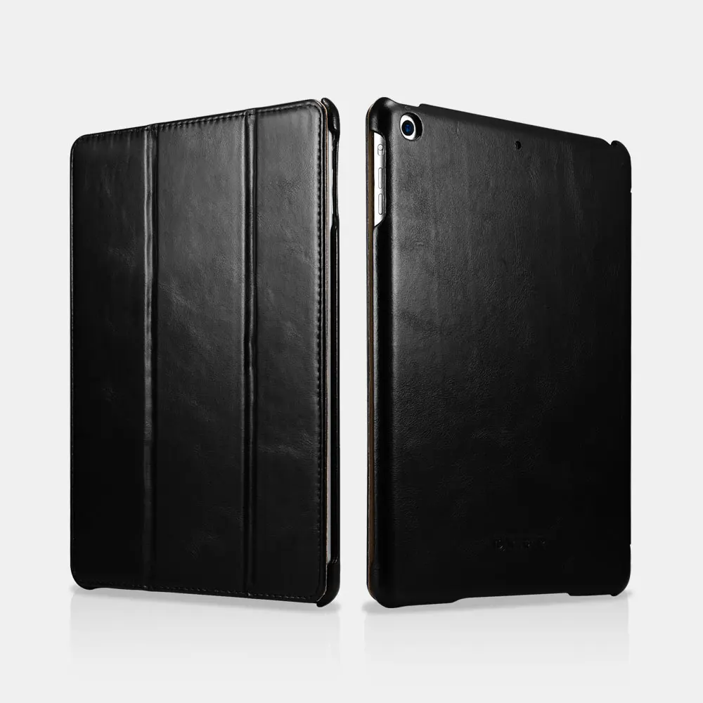 Icarer Brand for New iPad 9.7 Case Cowhide Leather Vintage Tablet Case