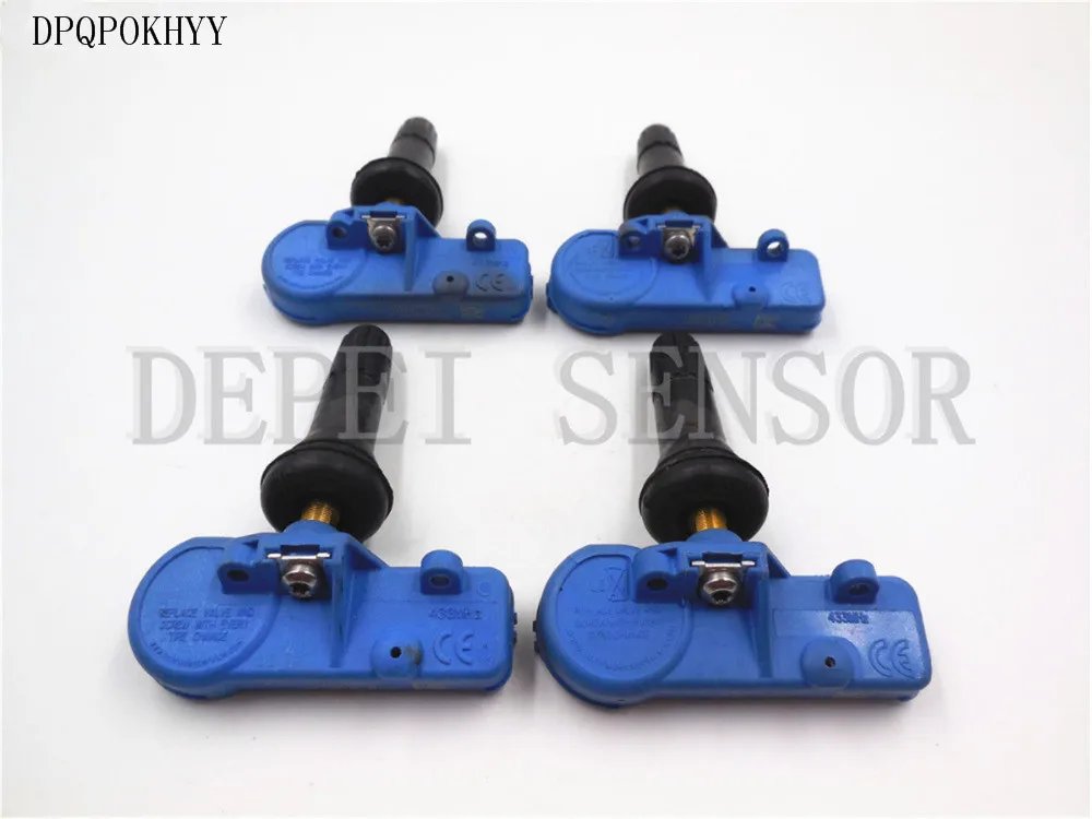 Dpqpokhy для BUICK CADILLAC CHEVY 433 МГц синий набор 4 датчика давления в шинах TPMS 22853740|case for|case
