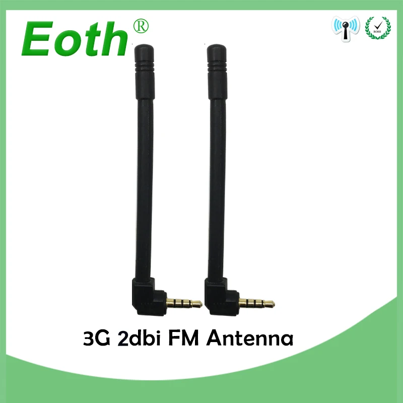 5 шт. Eoth 3 мм Jack телефон fm радио усилитель сигнала внешняя мини беспроводная