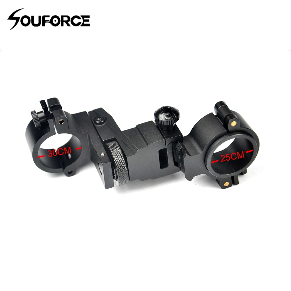 

1pc High Quality Aluminue Double Ring Mount Adjustable Elevation Windage Diameter 25mm/30mm for Scope Sight Hunting Accessory