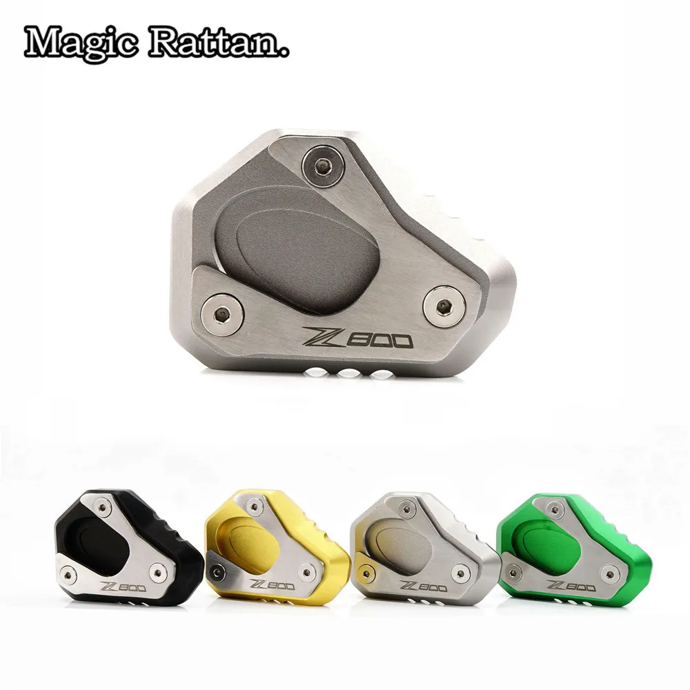 

Motorcycle Kickstand Extension Plate Side Stand Enlarge Pad For Kawasaki Z800 2013-2016