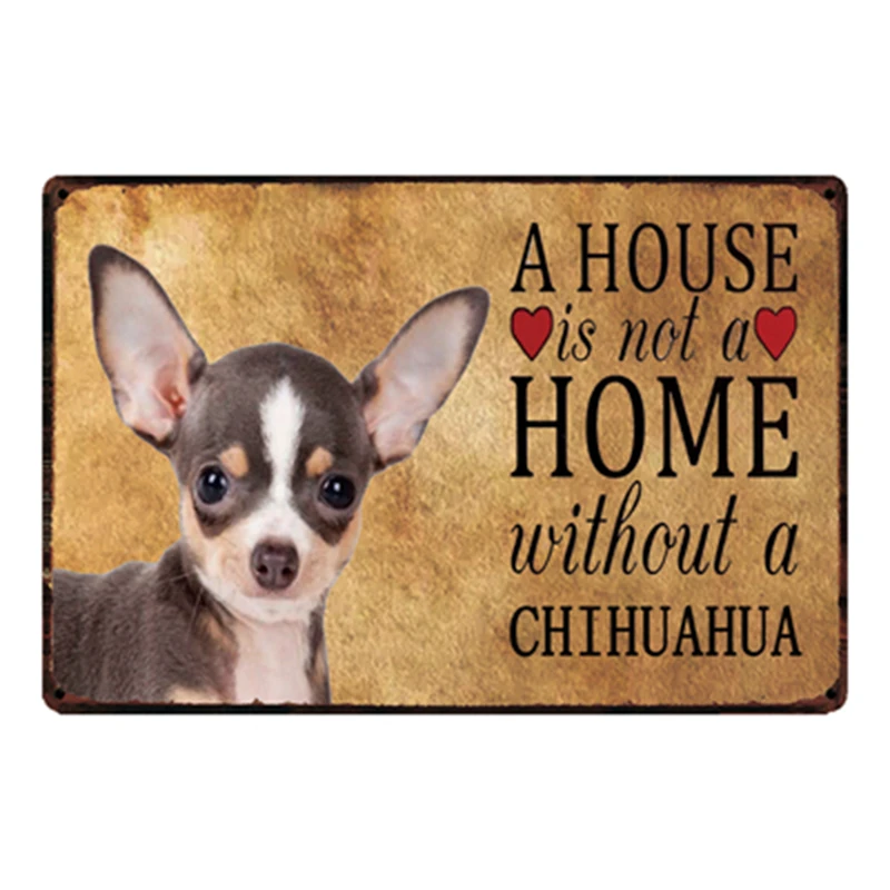 [Kelly66] собаки дома без французского бульдога металлический знак оловянный плакат домашний Декор Бар настенная живопись 20*30 см размер y-2133 - Цвет: y-2140