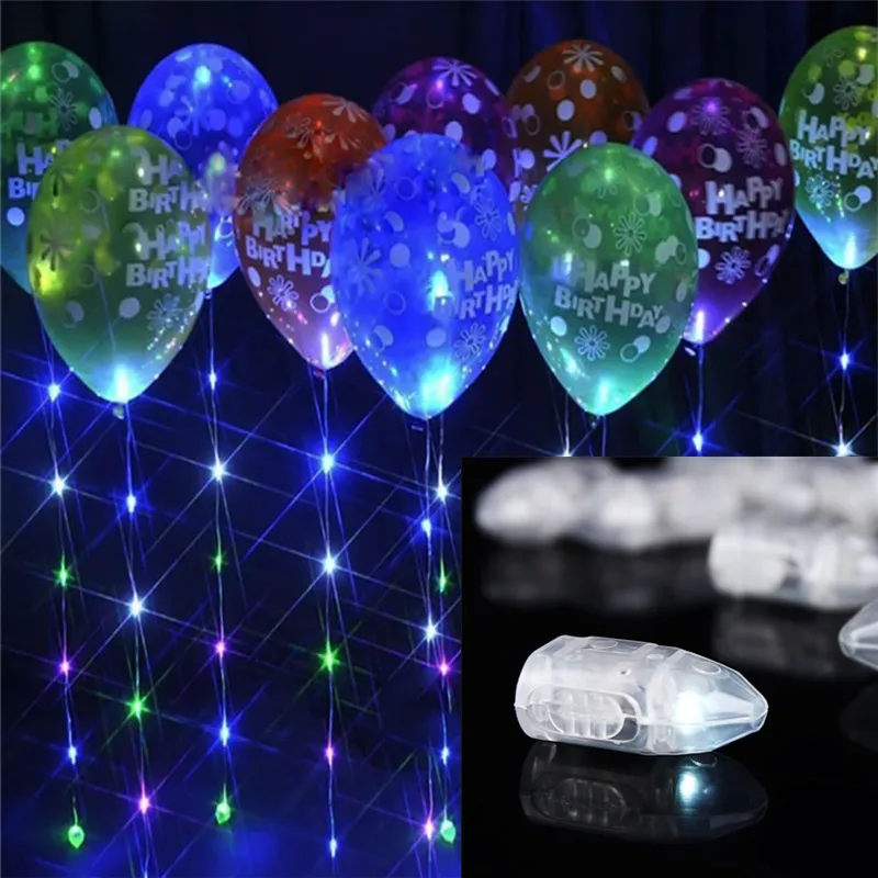

50pcs/bag led ball Flash Lamps Balloon Lights for Paper Lantern Balloon Light White, Red, Blue, Green, Yellow Wedding Decoration