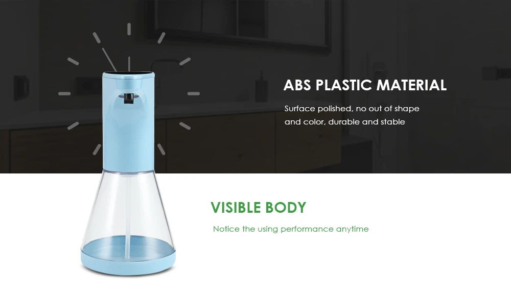 480ml Capacity Automatic Liquid Soap Dispenser Sensor Container Hand Washing Tool Untouchable Portable Soap Dispensers (2)
