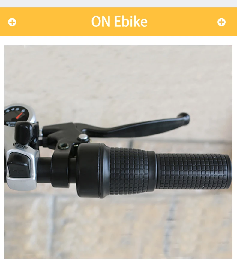 Discount Half Twist Throttle for Ebike Bicycle Accessories Gas Knob for Electric Bike Stick Throttle Gas Handle Electric Bicycle Scooter 6