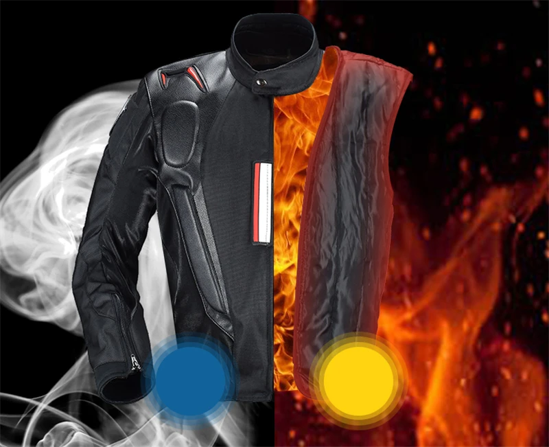 Motorcycle Jacket Skiing Motorbike Jacket Motorcycle Full Body Protective Gear Armor Moto Windproof Reflective Moto Clothing