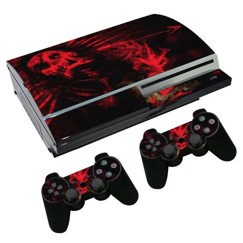 Каратель кожи Стикеры наклейка для PS3 жира Игровые приставки 3 консоль и контроллеры для PS3 жира шкуры виниловая клеящаяся пленка - Цвет: 0516