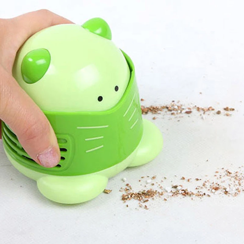  Creative Cute Mini Cat Corner Desk Table Dust Vacuum Cleaner Sweeper Desktop Keyboard Cleaning Tool