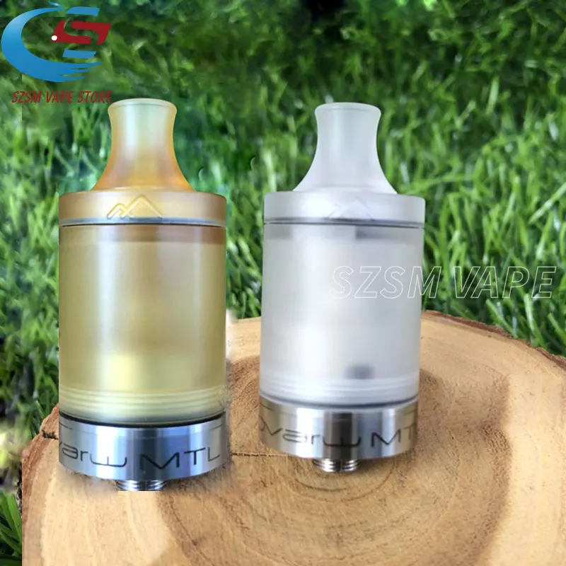 

Dvarw MTL RTA Atomizer 22MM Cap Rebuildable Adjustable Tank rta 316 stainless steel Vaporizer RTA VS Dvarw DL RTA fit mech mods