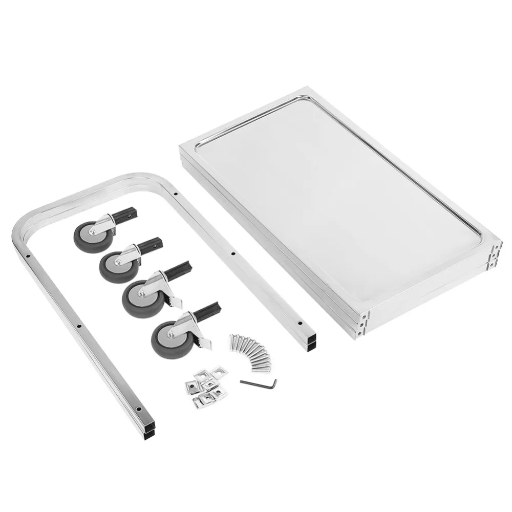 

3 Tier Clearing Trolley Large 900X850X450mm Stainless Steel Catering Silver Sale For Serving Wine