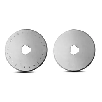 

New 45mm 10pcs Rotary Cutter Blade Patchwork Leather Fabric Paper Cut Blades