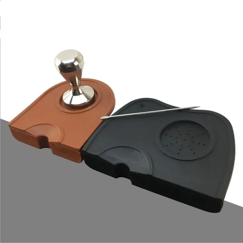 

Manual Barista Coffee Espresso Latte Art Pen Tamper Holder Silicone Pad Mat Kitchen Accessories Coffee Accessories