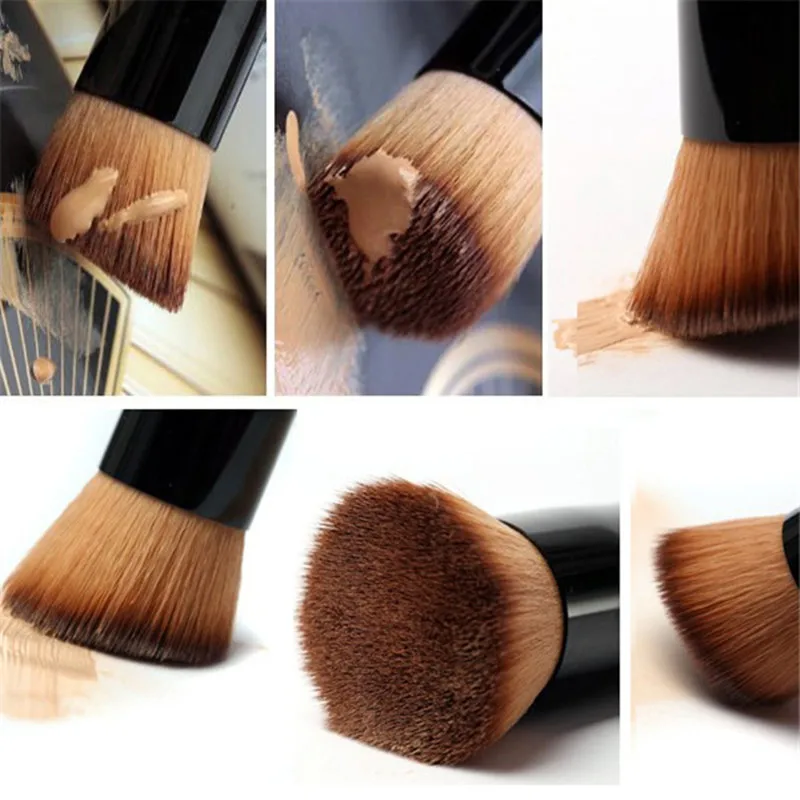 

1pcs High Quality Powder brush Wooden Handle MultiFunction Makeup Brushes Foundation Cosmetic Face Make up Tools set