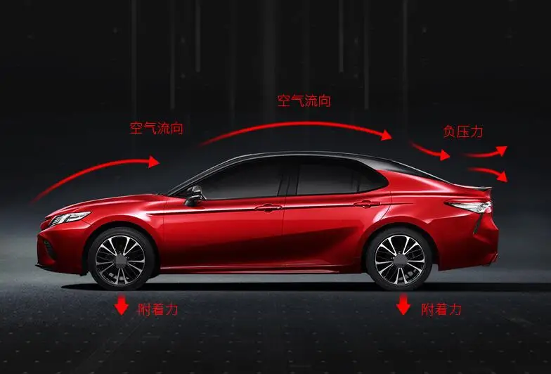 Автомобильные аксессуары для Toyota Camry, автомобильный Стайлинг, внешний, высокое качество, АБС пластик, неокрашенный, грунтовка, заднее крыло, спойлер, крышка