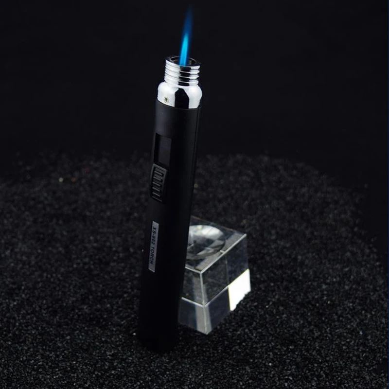 1300 degree welding torch type butane gas torch camping outdoor barbecue windproof lighter gas welding equipment 