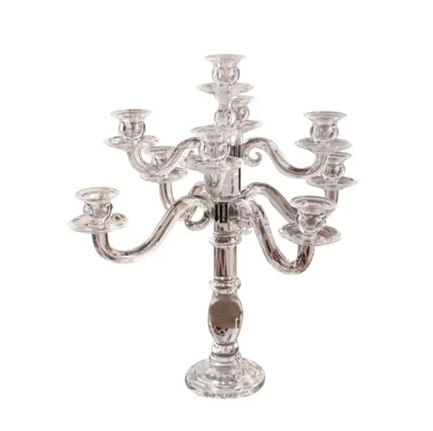 European Cucurbit Head Crystal Candlestick Wedding Candlestick Soft Dress New Home Decorative Candlestick