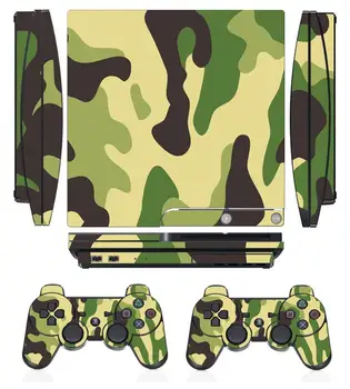 

Camouflage 271 Vinyl Skin Sticker Protector for Sony PS3 Slim PlayStation 3 Slim and 2 controller skins Stickers