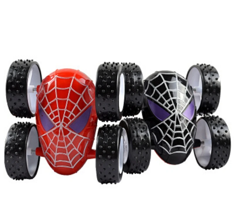 

Spiderman inertia alloy car back to force stunt children's novelty toys dumpers