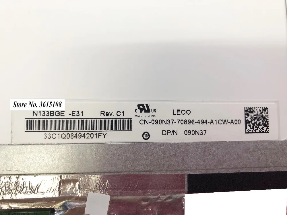 N133BGE E31 Rev. C1 светодиодный экран матрица для ноутбука 13 3 &quotHD 1366X768 30Pin матовый