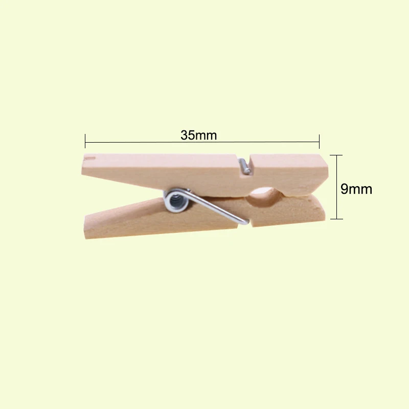 50 шт. деревянные пружинные зажимы Длина 3 5 см|wooden clips|clip officeclip wood |