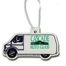 Веселая Рождественская серия, рекламный логотип висячая бумажная машинка освежитель воздуха