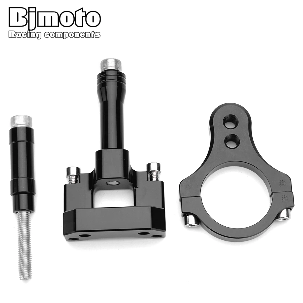 

BJMOTO For Yamaha R3 2013-2018 CNC Aluminum Adjustable Steering Stabilize Damper Bracket Mount Support Kit