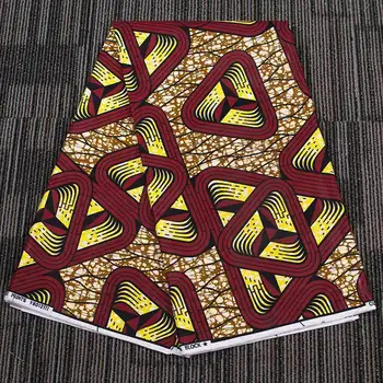 

High Quality African Wax Cloth Fabric For Women Dress 2019 New Printed Batik Cloth Fabric 6Yards Drop Shipping