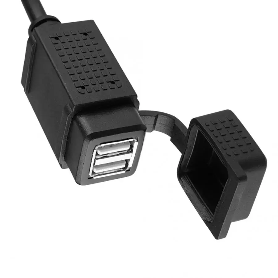 DC 12-24 V двойное универсальное usb-зарядное устройство для мотоцикла Интеллектуальное распознавание Быстрая зарядка с функцией защиты от перегрузки по току