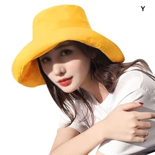 Модная женская Повседневная Панама Универсальные солнцезащитные Sombrero Mujer дорожные дышащие однотонные Пляжные шапки