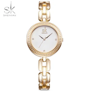 

High Quality Luxury Crystal Diamond Watches Women Gold Watch Steel Strip Rose Gold Sparkling Dress Wristwatch relogio feminino