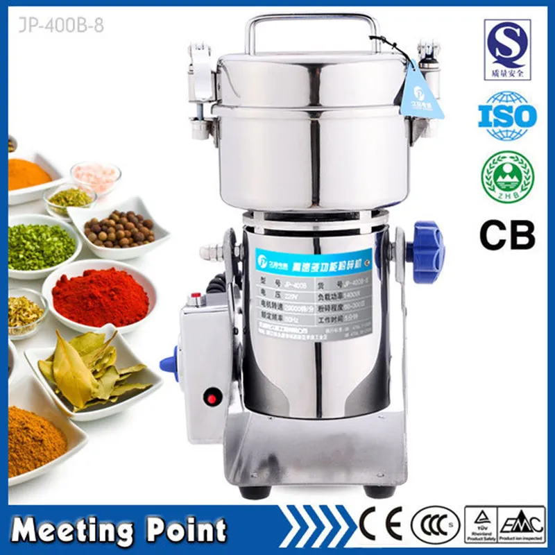 Chinese stainless steel 400g household electric grinder